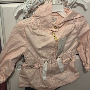 Size 12months. 3 piece Jacket with hood shirt and leggings
